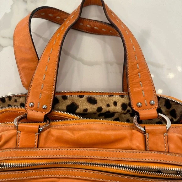 Vintage Dolce & Gabbana Miss Silky Leather Bag (with duster) - Picture 3 of 11